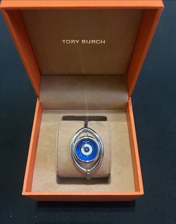 Tory Burch Evil Eye Blue Silver Stainless Steel