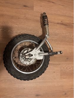 Honda CRF 50 xr50 swingarm rear wheel and brake assembly