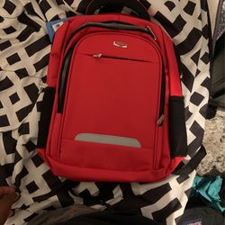 New Red Backpack For School/Travel
