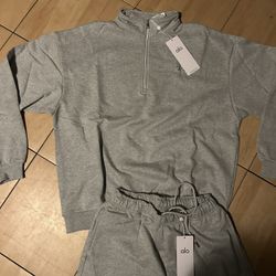 Alo Size Medium Mens Quarter Zip