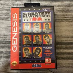 Sega Genesis - Greatest Heavyweights Game