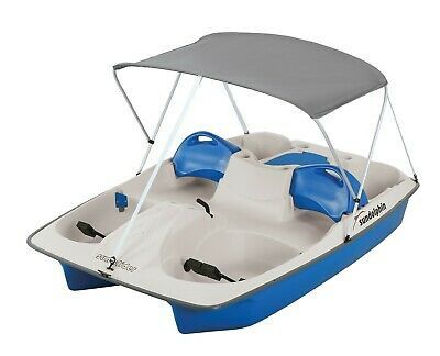 Sun Dolphin 5 Seat Pedal Boat with Canopy
