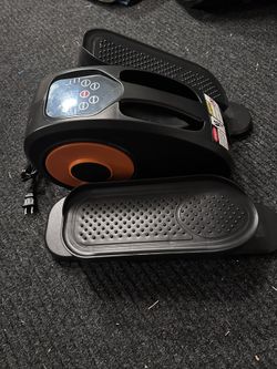 New Electric Under Desk Elliptical Machine; Fully Assembled, Quiet & Portable; Seated Pedal Exerciser w/Remote Control - 12 Adjustable Speeds