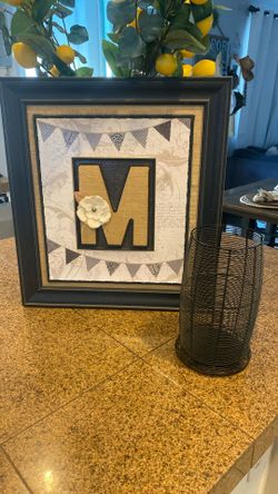 Picture Frame And Candle Holder