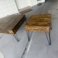 Coffee Table And Side Table 