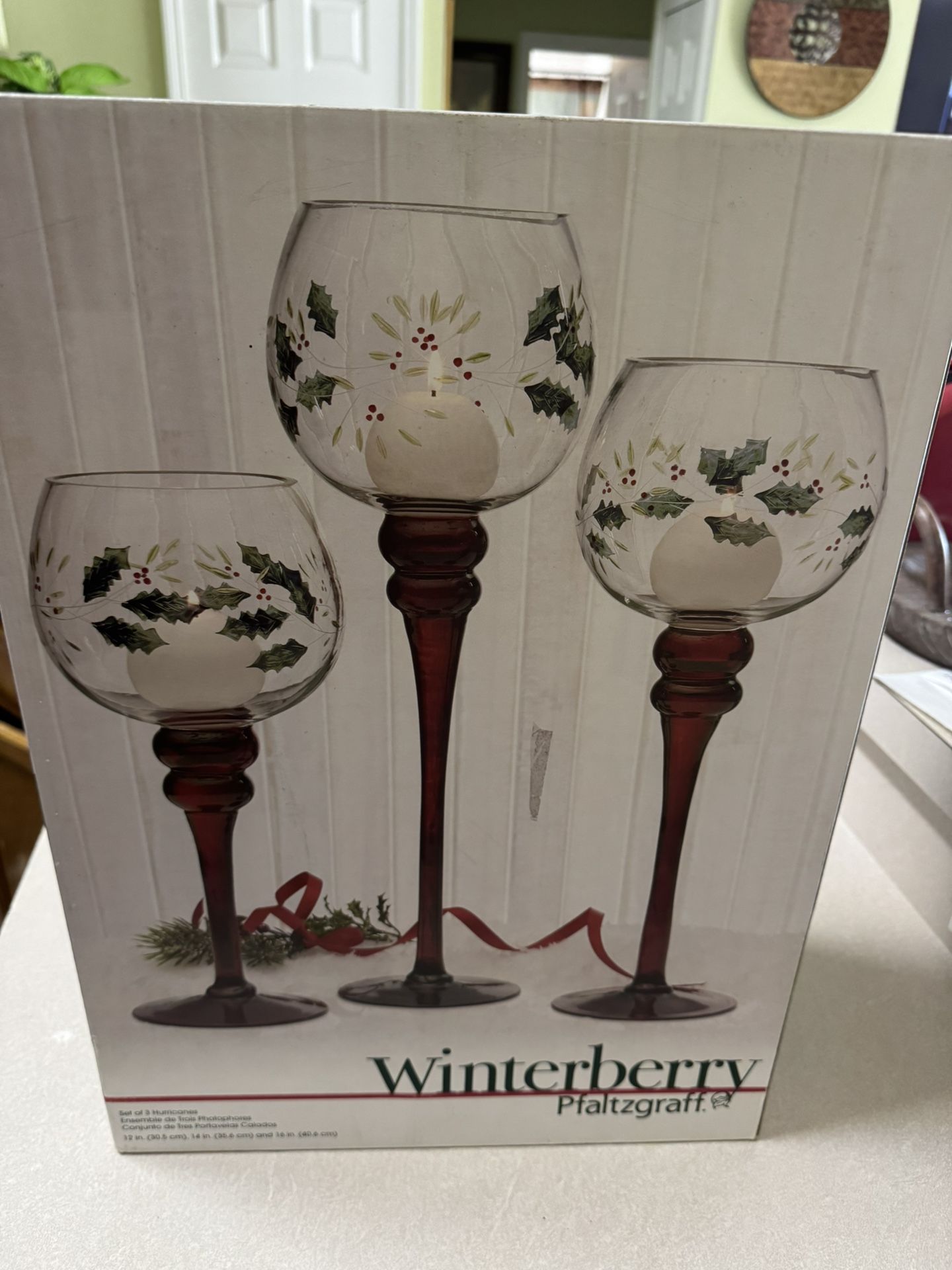 Winterberry Christmas Glass
