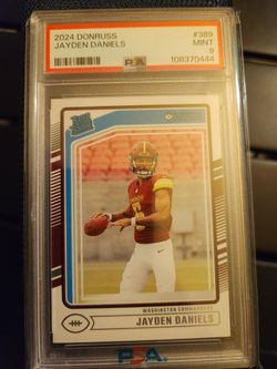 Jayden Daniels Psa Donruss Rookie Card