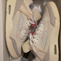 Jordan Spizikes Mens 8.5 Coconut Milk Colorway Like New.