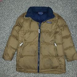 BOYS PATAGONIA KHAKI JACKET MEDIUM

