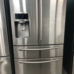 Stainless 4 Door French Door Refrigerator 