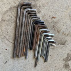 20 Various Sizes of Alan Wrenches 