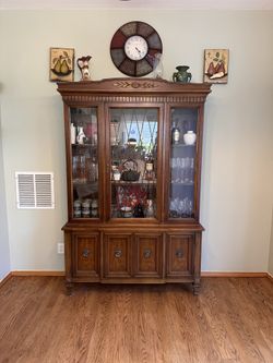 Vintage China Cabinet And Buffet