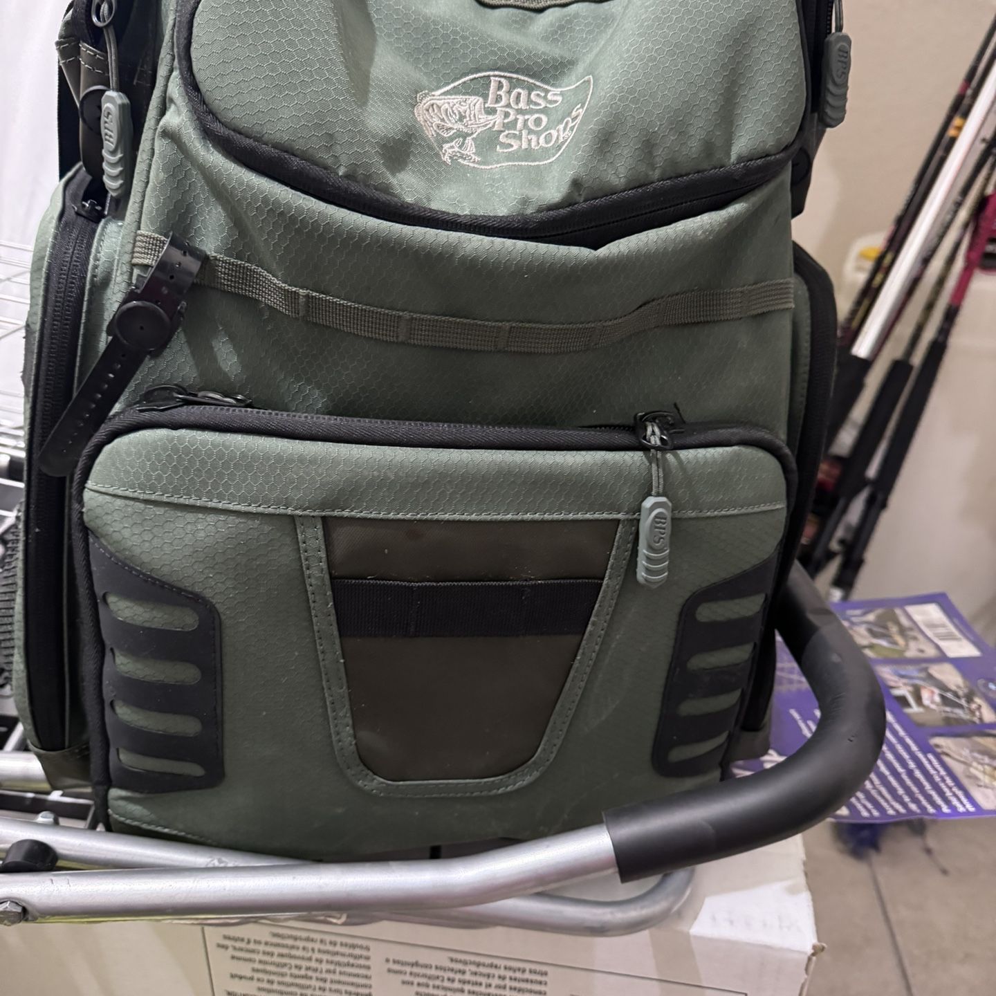 adidas backpack blue and white Multigame 2.0 - Fly Fishing: When a Shore Casting Rod in pockets on the Line Weight:5/6 weight