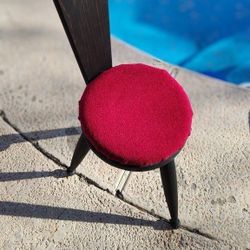 Vintage Ma-leck woodcraft 3 legged chair Funky Refurbish