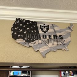 Man Cave Raiders Memorabilia / $50 