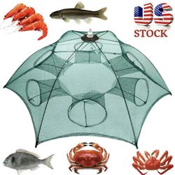 Foldable Fishing Bait Trap Crab Net Crawdad Shrimp Cast Dip Cage Fish  Minnow Hot for Sale in Beverly Hills, CA - OfferUp