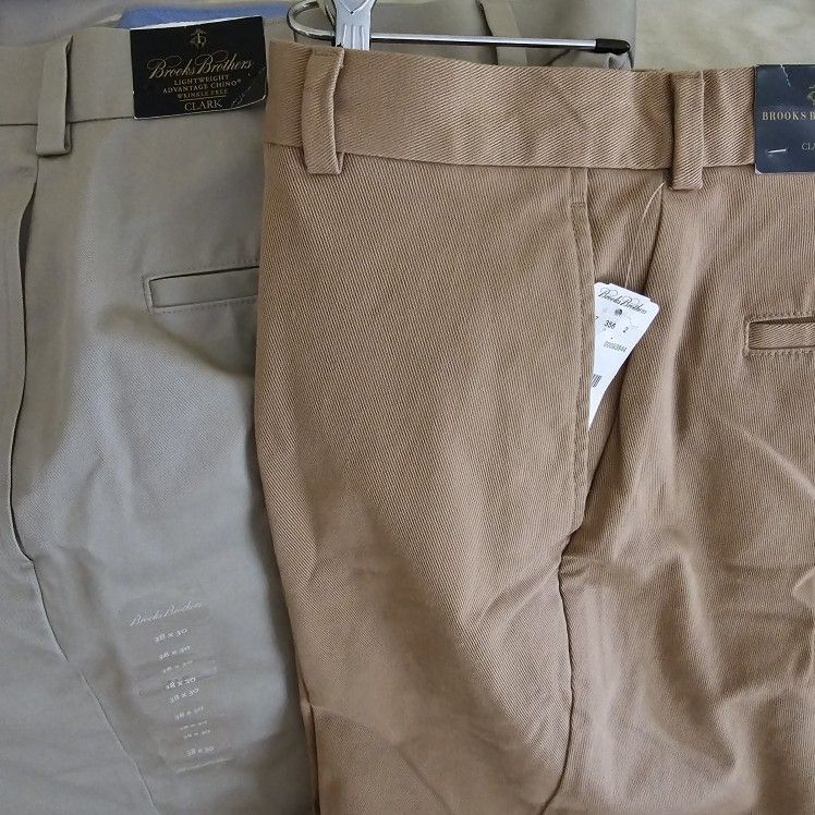 New Brooks Brothers Lightweight Pants. W38/L30 $100, For Both