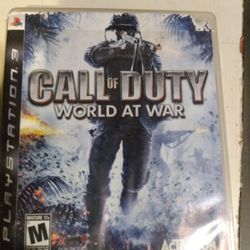 PS3 Game Modern Warfare  World At War
