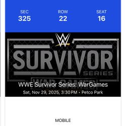 3 Survivor Series Tickets