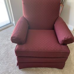 Hickory Manor Medium Sized Chair in Maroon