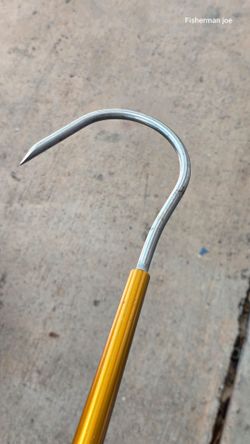 4 feet gaff...4 inch hook