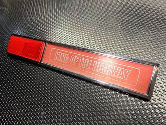 Harley Davidson FLH Shovelhead King of the Highway Saddle Bag Emblems