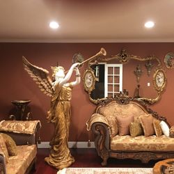 Very Gorgeous Antique Large Mirror 