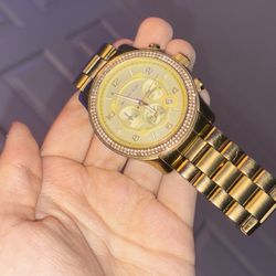 michael kors watch real gold (pay me with cashapp!)