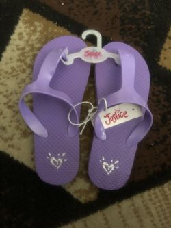 Cute Justice sandals size 4/5