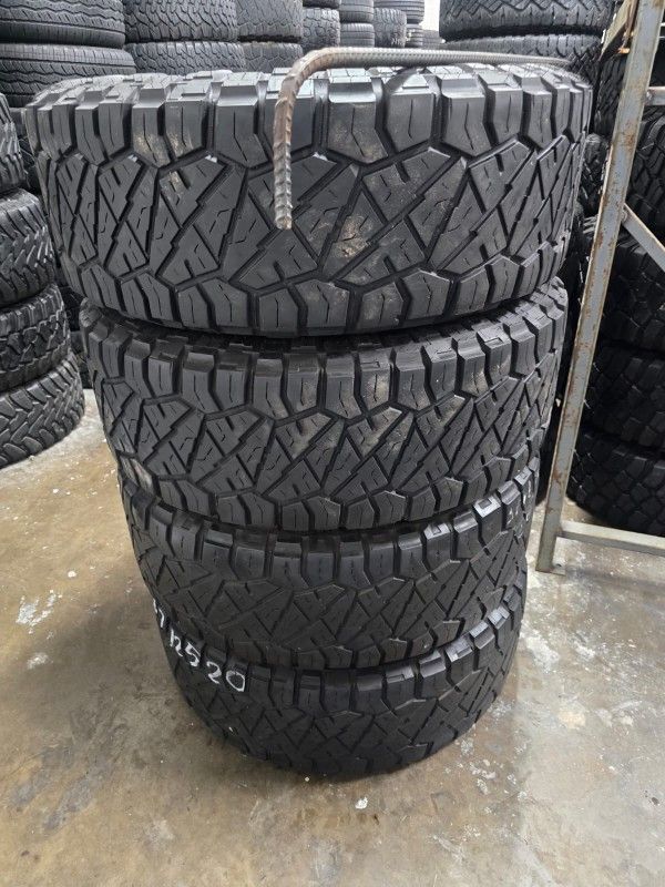 4 used tires Lt37x12.50r20 nitto RIDGRAPPLER $399.00 all 4