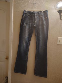 Used MISS ME WOMEN SIZE 31 JEANS ,SIGNATURE BOOT CUT (JP51563)