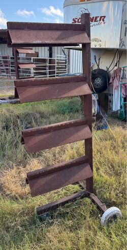 Steel saddle rack 4 tier