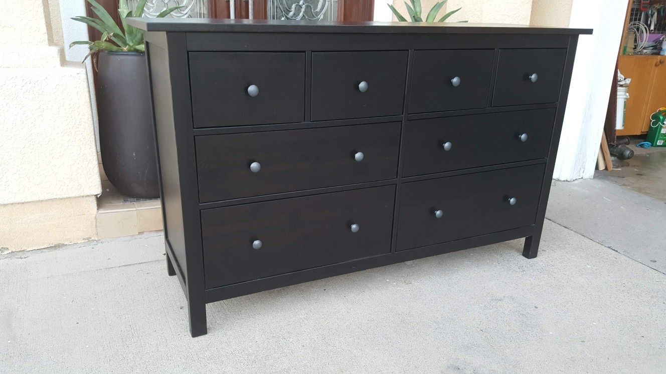 Beautiful Ikea 8 Drawers Drawer Dresser Clothes Storage Cabinet TV Entertainment Center Stand Unit