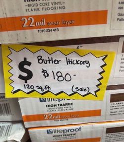 Butler Hickory 22 MIL x 8.7 in. W x 48 in. L Click Lock Waterproof Luxury Vinyl Plank Flooring