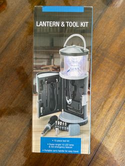 Lantern & Tool Kit 15-Piece Set