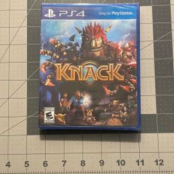 Knack Ps4 Sealed Brand New