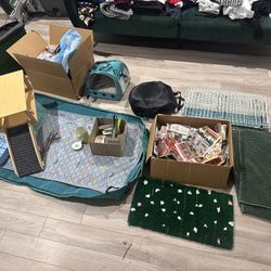 Guinea Pig Supplies (Food, Cage, Hideaway, Play Pen, Ramp, Penthouse, Bathing Supplies)