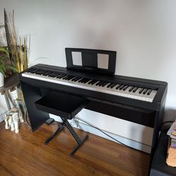Yamaha digital piano P- 45, 88 keys