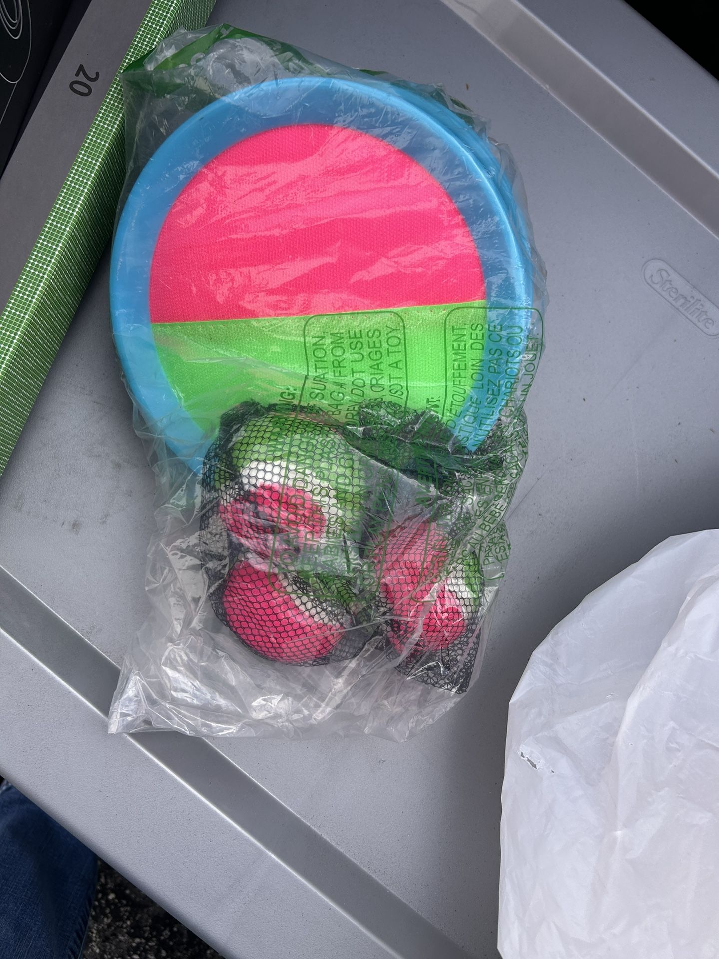 Velcro Paddle Ball Game Never Used Still In Package Storage Clean Out First $10. Takes It Our Best Offer.