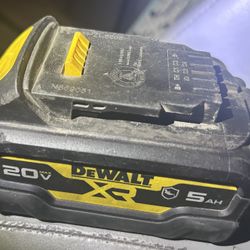 DeWalt 20v XR 5AH Oil Resistant