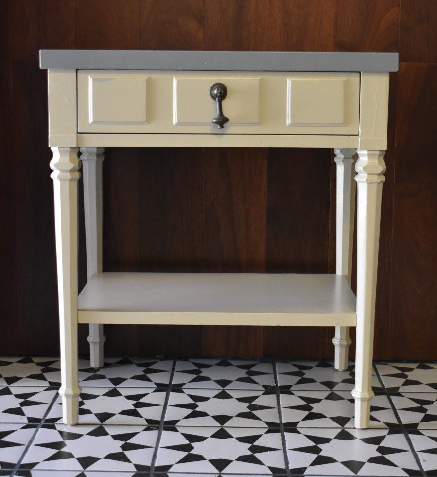 Hardwood Antique/ Vintage Nightstand New Custom Paint