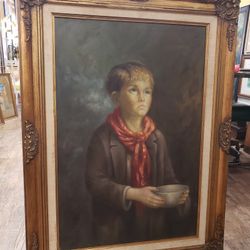 The Poor BOY Oil Painting On Canvas 