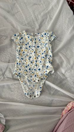 Newborn Baby Girl Floral Onesie Bodysuit