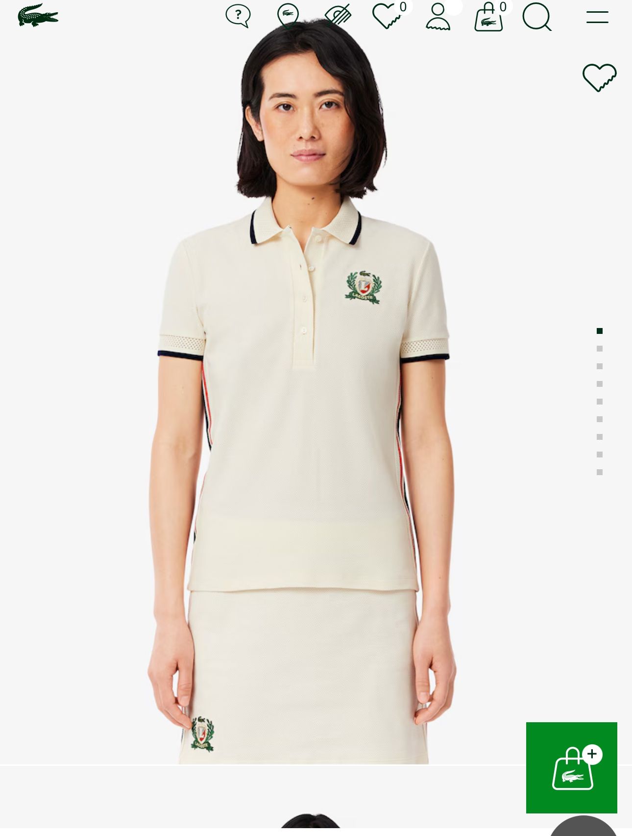 Lacoste Skirt Set