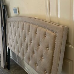 Queen Headboard W/Support Beans