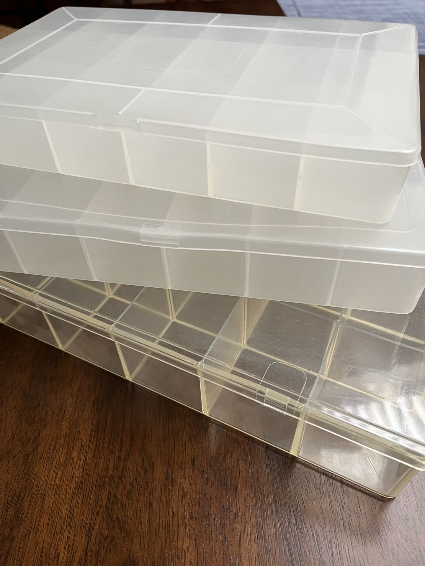 3 Plastic Storage Containers