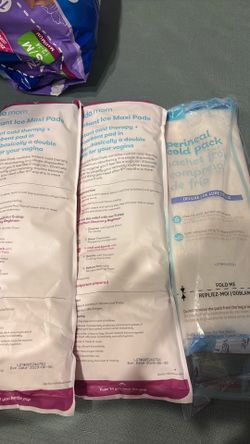 Postpartum cold packs