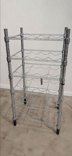 Chrome Wine Rack / Bottle Storage Rack