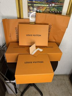 Whole lot: Louis Vuitton EMPTY boxes and shoppers 