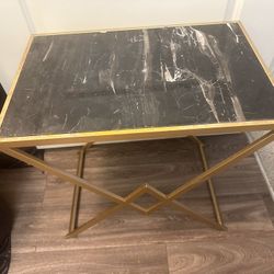 Gold Black Marble Heavy Duty Table